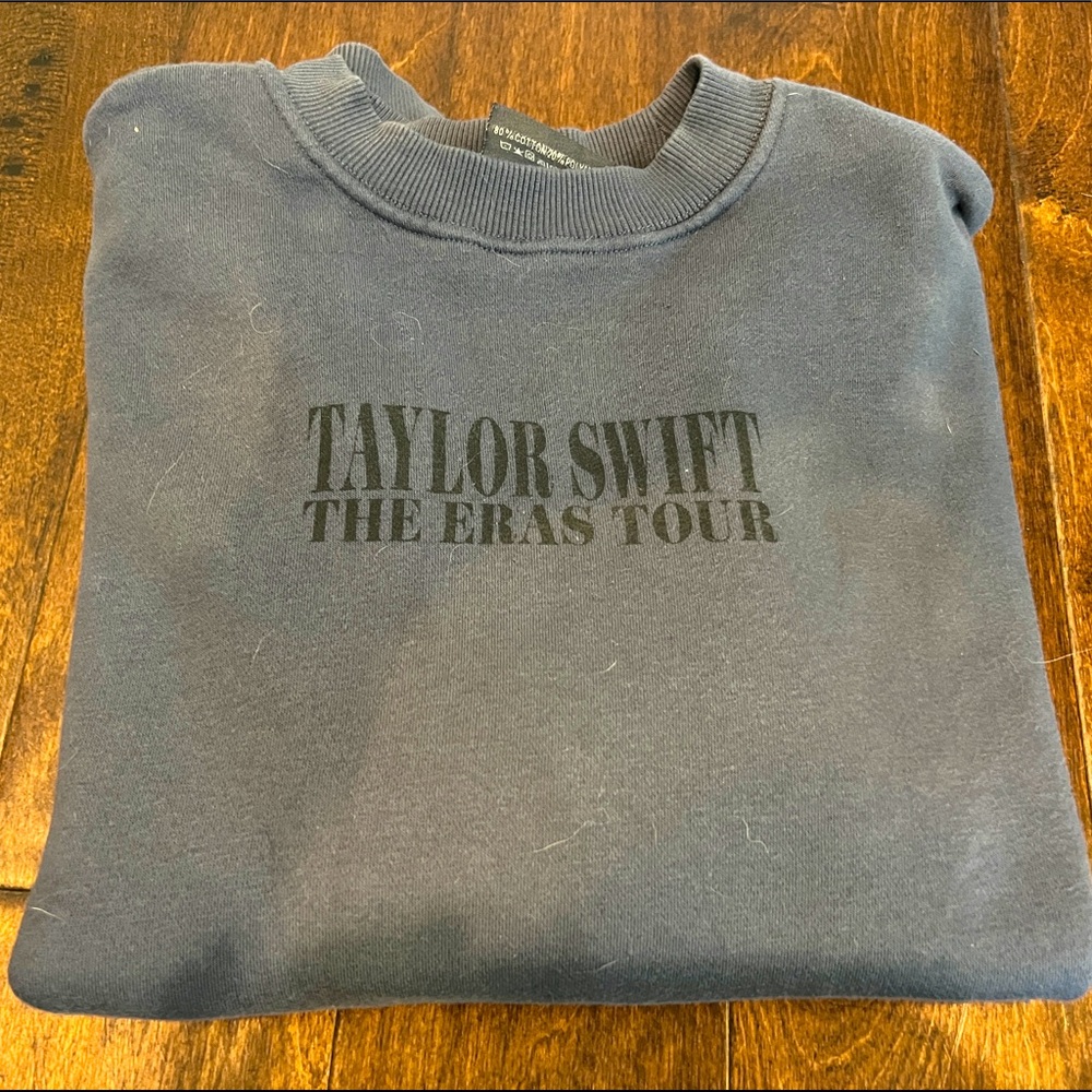 The Coveted Blue Taylor Swift Eras Sweatshirt!